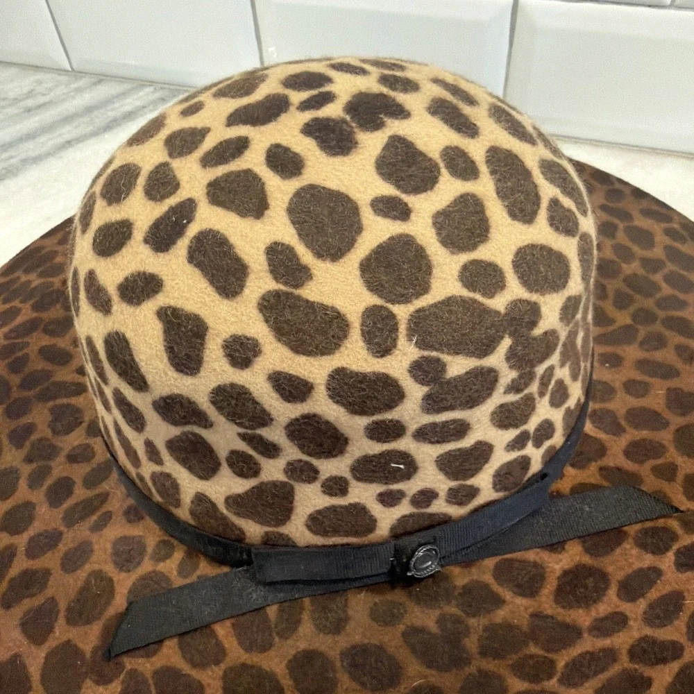 Charlie 1 Horse Jezebelle Leopard Print Hat - Picture 3 of 11